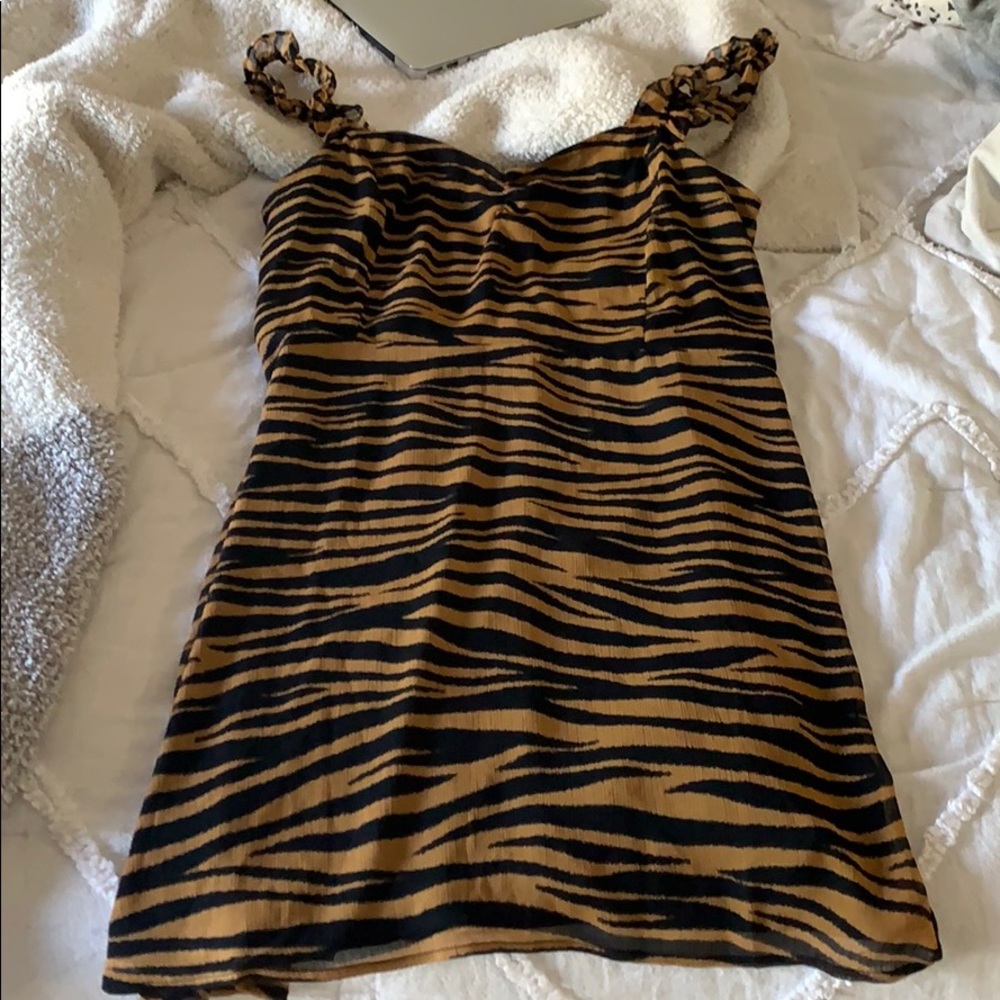 All In Favor Zebra Print Dress